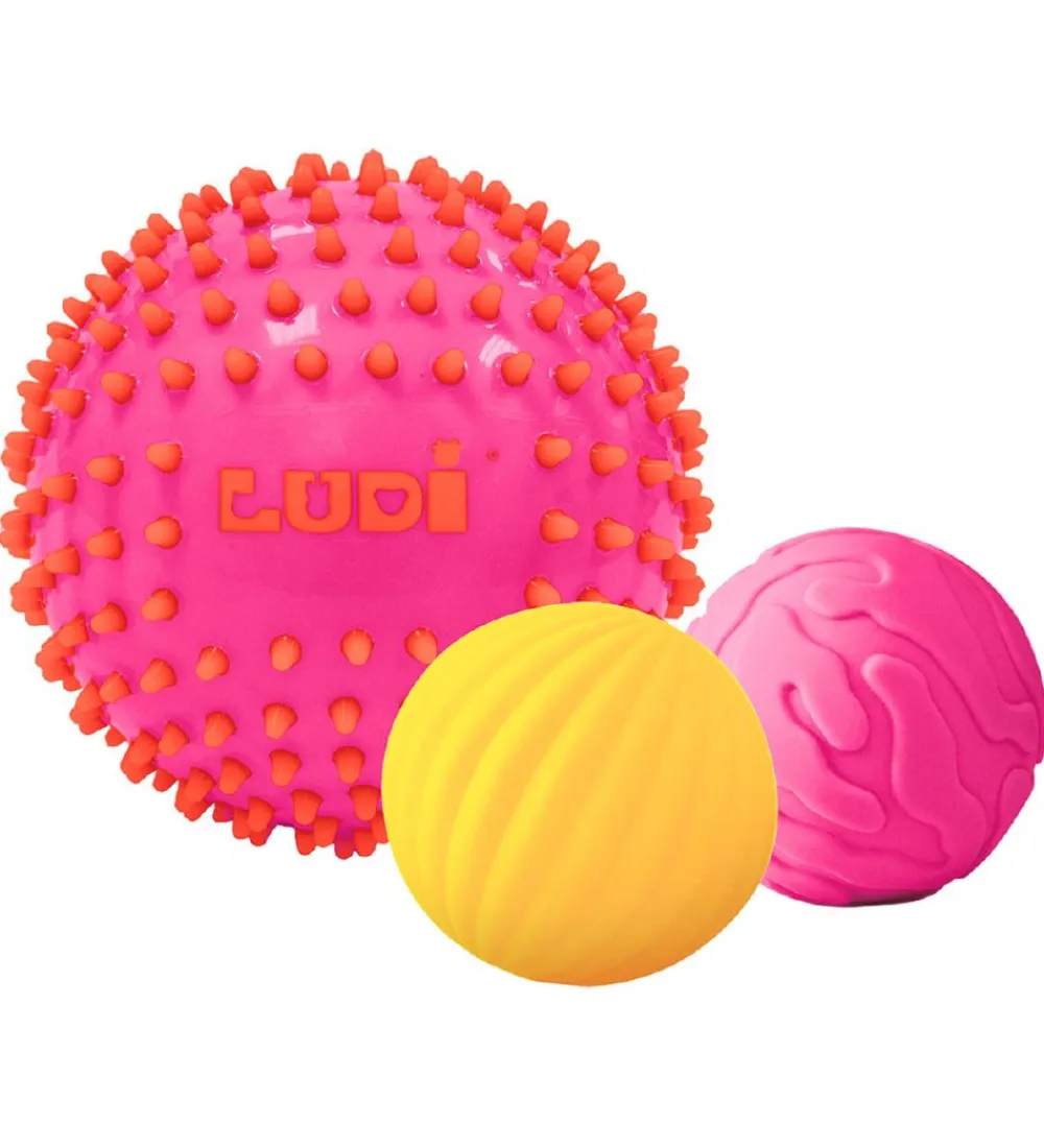 Bolde-Ludi Sansebolde - 3 stk. - Pink