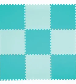 Ludi Legetæpper Og Legegulve*Skumgulv - 9 Dele - 145x145 cm - Grøn