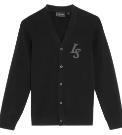Striktrøjer-Lyle & Scott Cardigan - Strik - Monogram - Jet Black