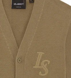 Striktrøjer-Lyle & Scott Cardigan - Strik - Monogram - Tigers Eye