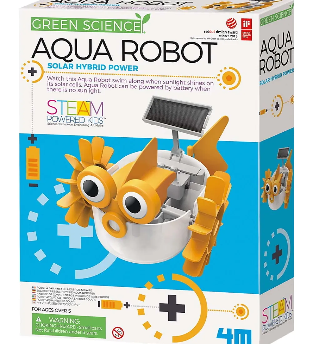 Kreasæt-4M Robot - Green Science - Aqua Robot