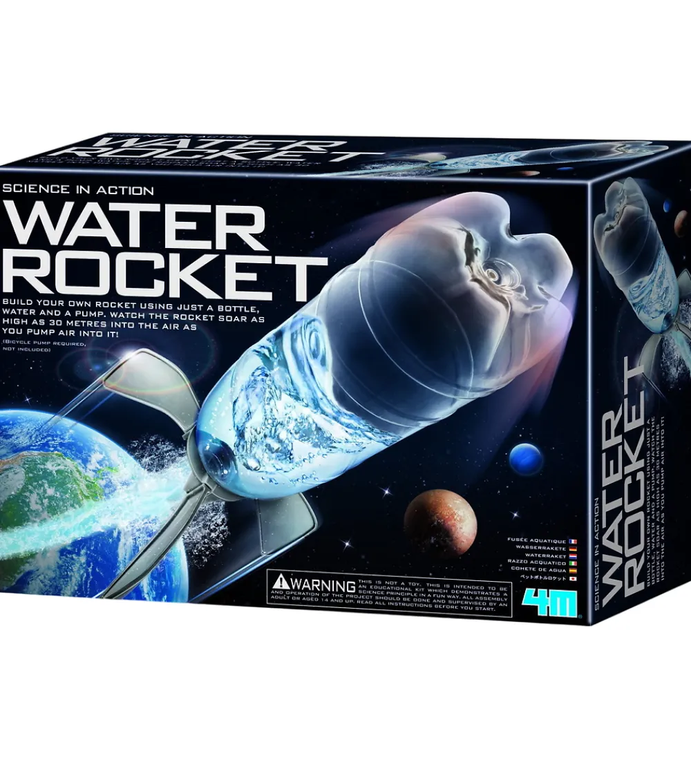 Kreasæt-4M Sæt - Science In Action - Water Rocket