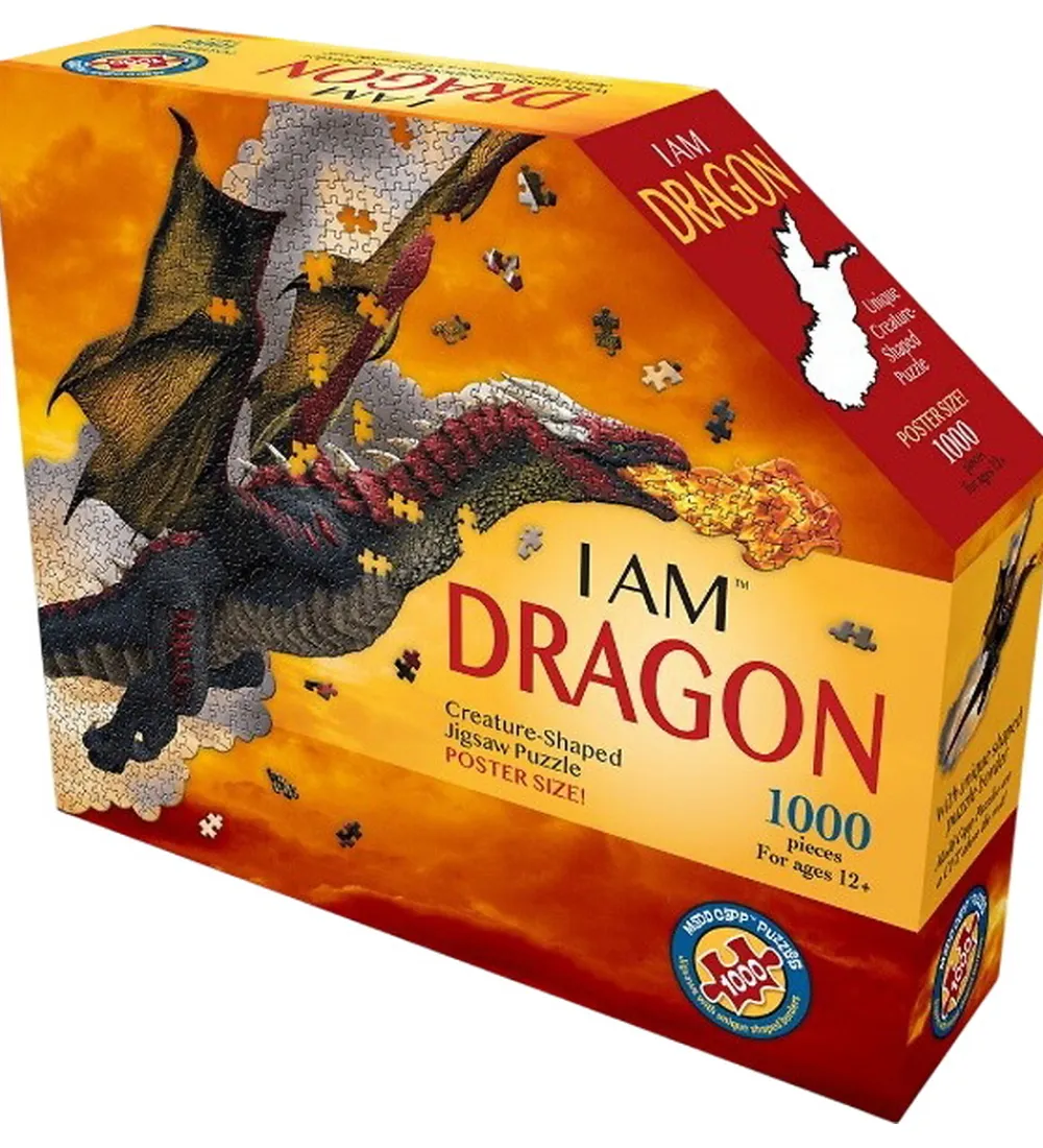 Puslespil-Madd Capp Puzzles Puslespil - I Am Dragon - 1000 Brikker
