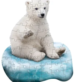 Puslespil-Madd Capp Puzzles Puslespil - I Am LiL' Polar Bear - 48 Brikker