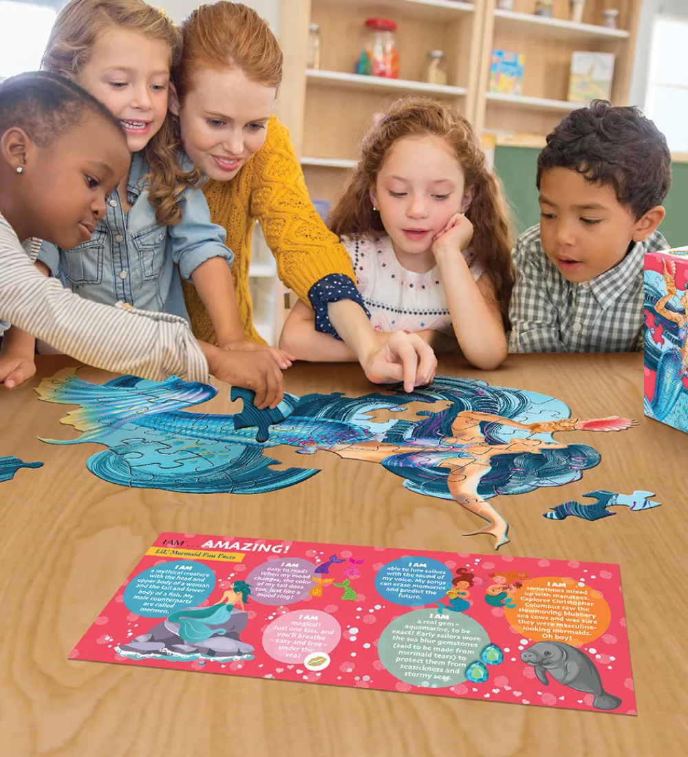 Madd Capp Puzzles Puslespil*Puslespil - I Am LiL' Mermaid - 48 Brikker
