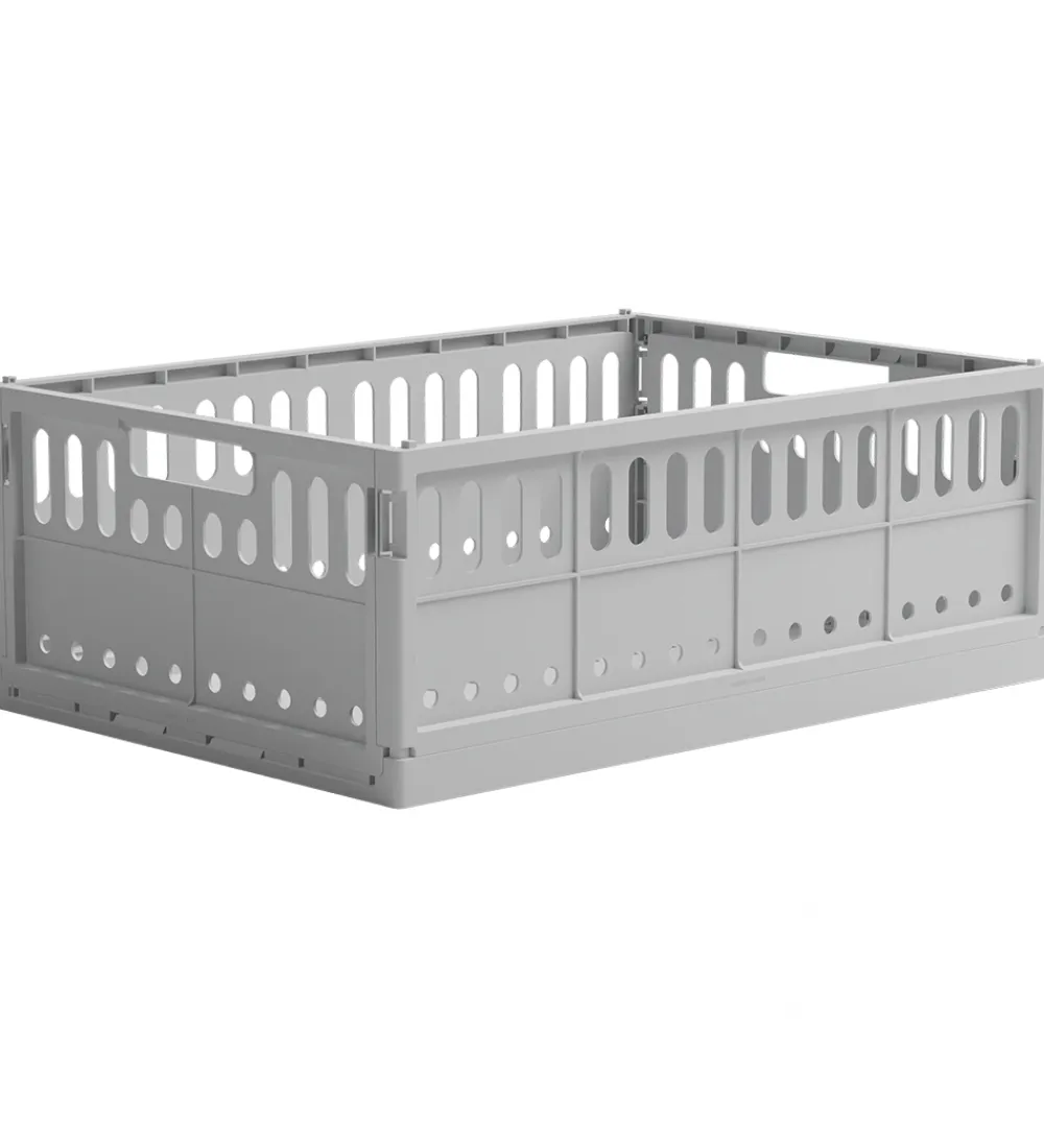 Made Crate Foldekasser|Bokse Og Kasser*Foldekasse - Maxi - 48x33x17,5 cm - Misty Grey