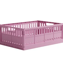 Foldekasser|Bokse Og Kasser-Made Crate Foldekasse - Maxi - 48x33x17,5 cm - Soft Fuchsia