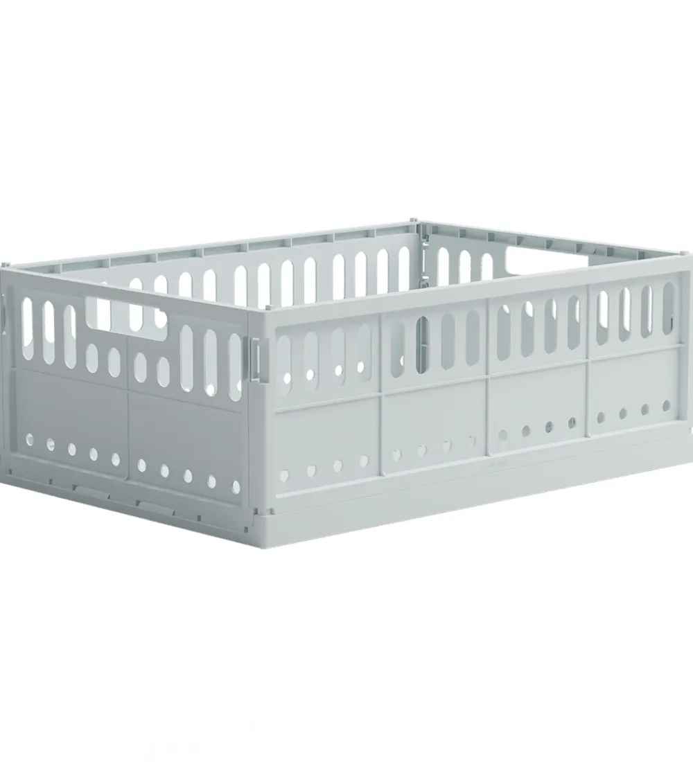Made Crate Foldekasser*Foldekasse - Maxi - 48x33x17,5 cm - Ice Cube Blue
