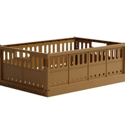 Foldekasser|Bokse Og Kasser-Made Crate Foldekasse - Maxi - 48x33x17,5 cm - Toffee