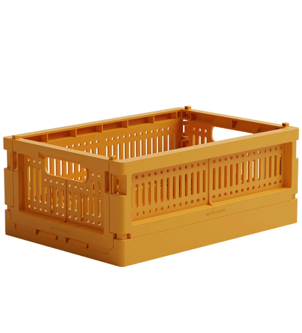Made Crate Foldekasser*Foldekasse - Mini - 24x17x9,5 cm - Mustard