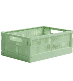 Foldekasser-Made Crate Foldekasse - Midi - 33x24x13 cm - Spring Green