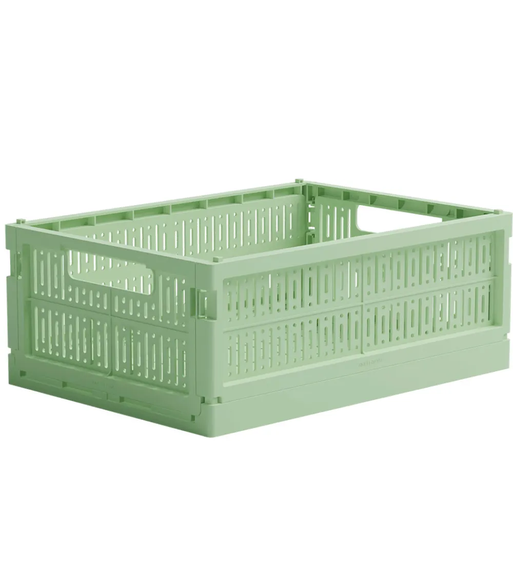 Foldekasser-Made Crate Foldekasse - Midi - 33x24x13 cm - Spring Green