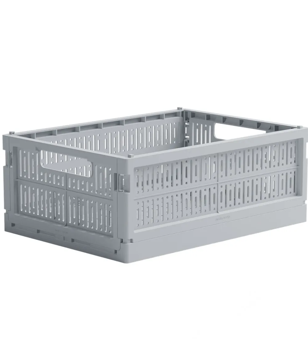 Made Crate Foldekasser*Foldekasse - Midi - 33x24x13 cm - Misty Grey