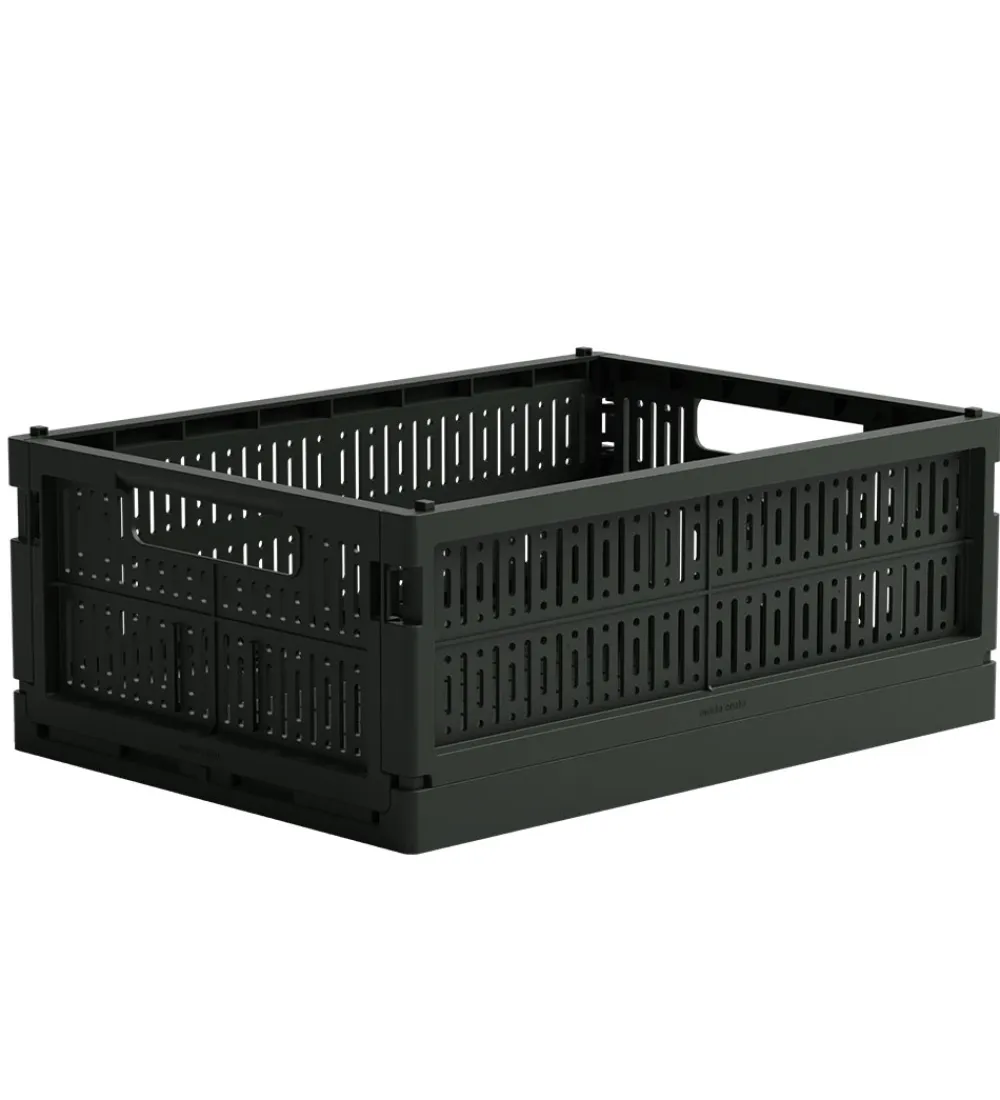 Foldekasser-Made Crate Foldekasse - Midi - 33x24x13 cm - Washed Black Sweate
