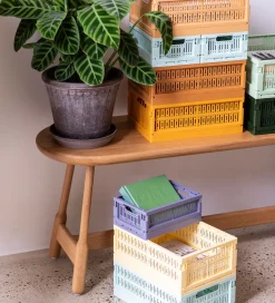 Foldekasser-Made Crate Foldekasse - Midi - 33x24x13 cm - Mustard