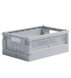 Made Crate Foldekasser*Foldekasse - Mini - 24x17x9,5 cm - Misty Grey