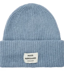 Huer Og Hatte-Mads Nørgaard Hue - Uld/Akryl - Tosca Anju - Faded Denim