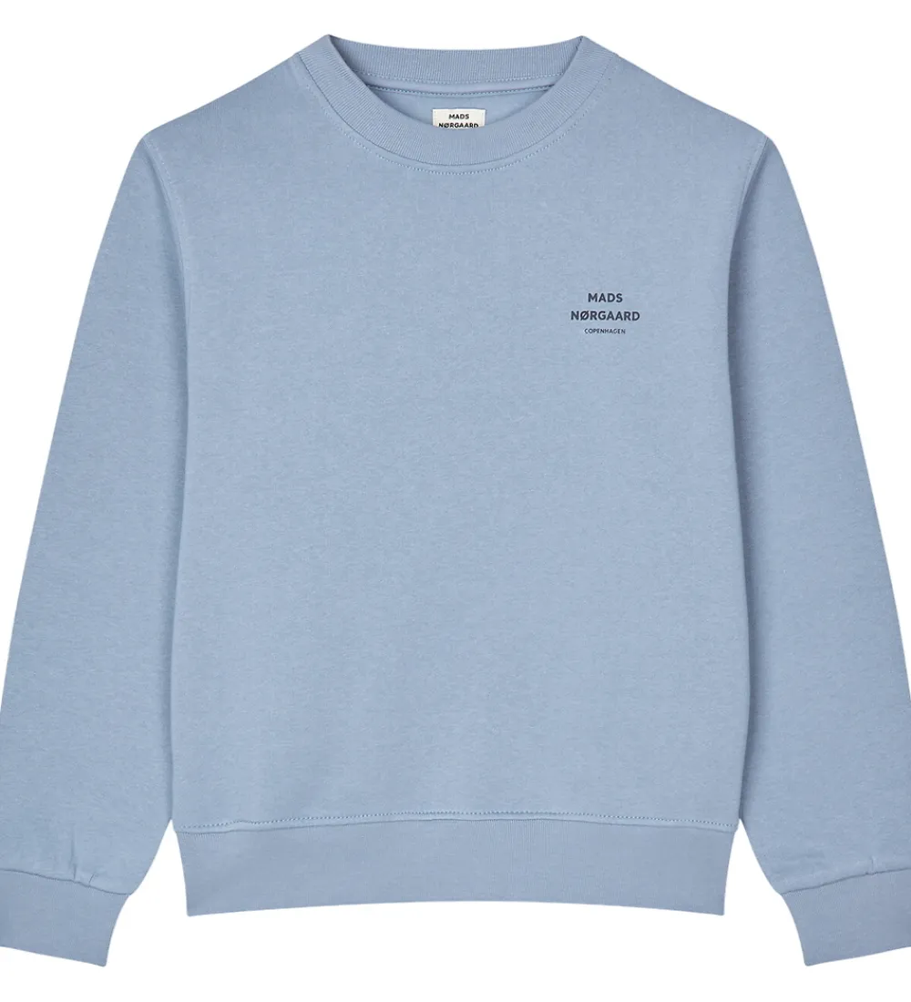 Sweatshirts-Mads Nørgaard Sweatshirt - Solo - Faded Denim