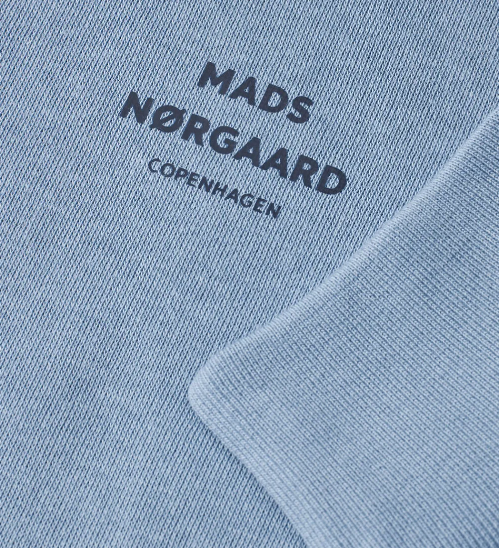Sweatshirts-Mads Nørgaard Sweatshirt - Solo - Faded Denim