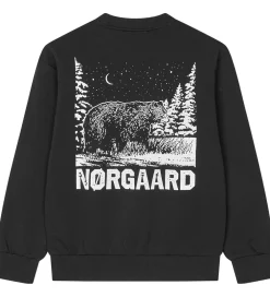 Sweatshirts-Mads Nørgaard Sweatshirt - Sonar - Jet Black