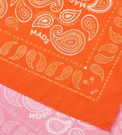 Mads Nørgaard Tørklæder*Tørklæde - 55x55 cm - Pink/Orange