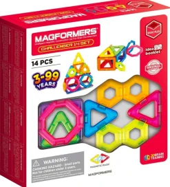 Magformers Magnetlegetøj*Magnetsæt - 14 Dele - Challenger