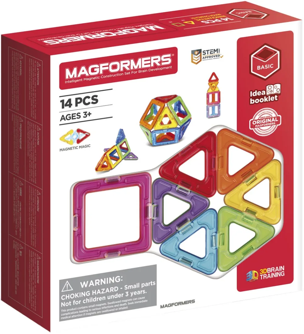 Magformers Magnetlegetøj*Magnetsæt - 14 Dele