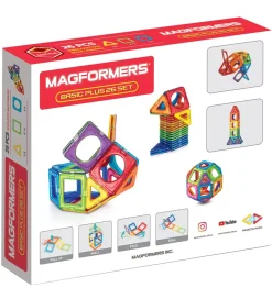Magformers Magnetlegetøj*Magnetsæt - Basic Plus - 26 Dele