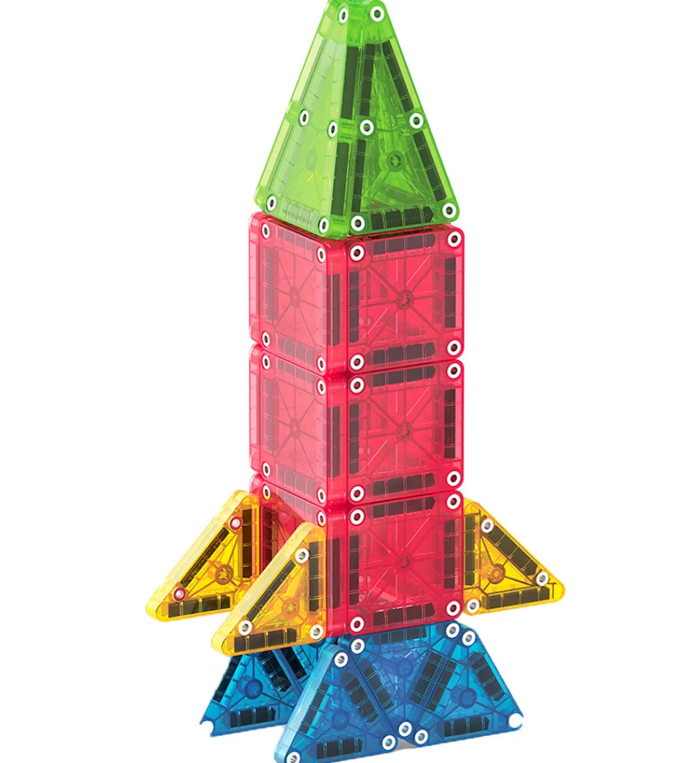 Magnetlegetøj-Magna-Tiles Magnetsæt - 26 Dele - MicroMAGS & Travel Tin Case