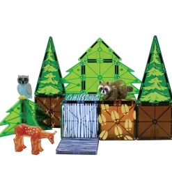 Magnetlegetøj-Magna-Tiles Magnetsæt - 25 Dele - Forest Animals