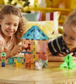 Magnetlegetøj|Konstruktionslegetøj-Magna-Tiles Magnetsæt - 27 Dele - Doggy Daycare + MicroMAGS