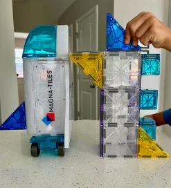 Magna-Tiles Magnetlegetøj*Magnetsæt - 32 Dele - Space + MicroMAGS