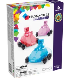 Magnetlegetøj-Magna-Tiles Magnetsæt - Dashers - 6 Dele