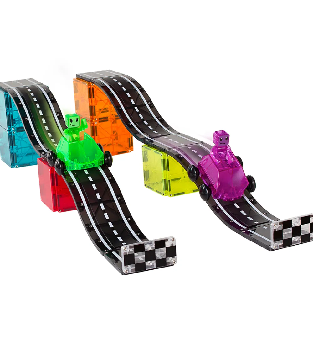 Magnetlegetøj-Magna-Tiles Magnetsæt - Downhill Duo - 40 Dele