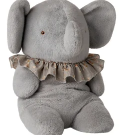 Bamser-Maileg Bamse - Plyselefant- Stor - Blå/Grå