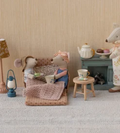 Dukker Og Tilbehør-Maileg Miniature Sofaseng - Mus -Prikker
