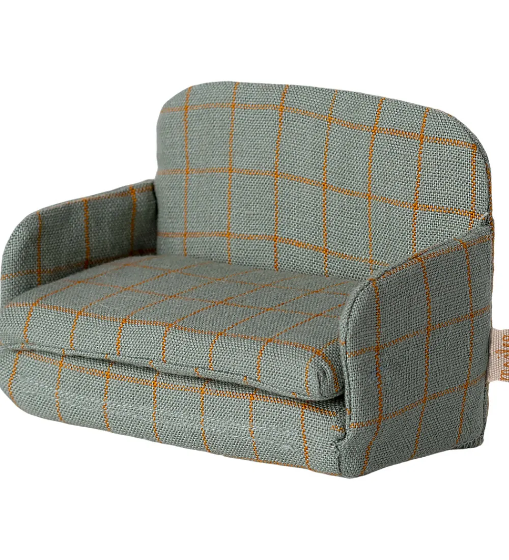 Maileg Dukker Og Tilbehør*Miniature Sofaseng - Mus - Tern