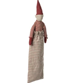 Julepynt-Maileg Nisse - Stor - 51 cm - Langbenet i Stofpose