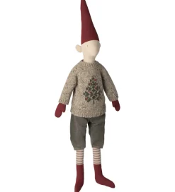 Julepynt|Dekoration-Maileg Nisse - Str. 5 - Dreng m. Strikket Sweater