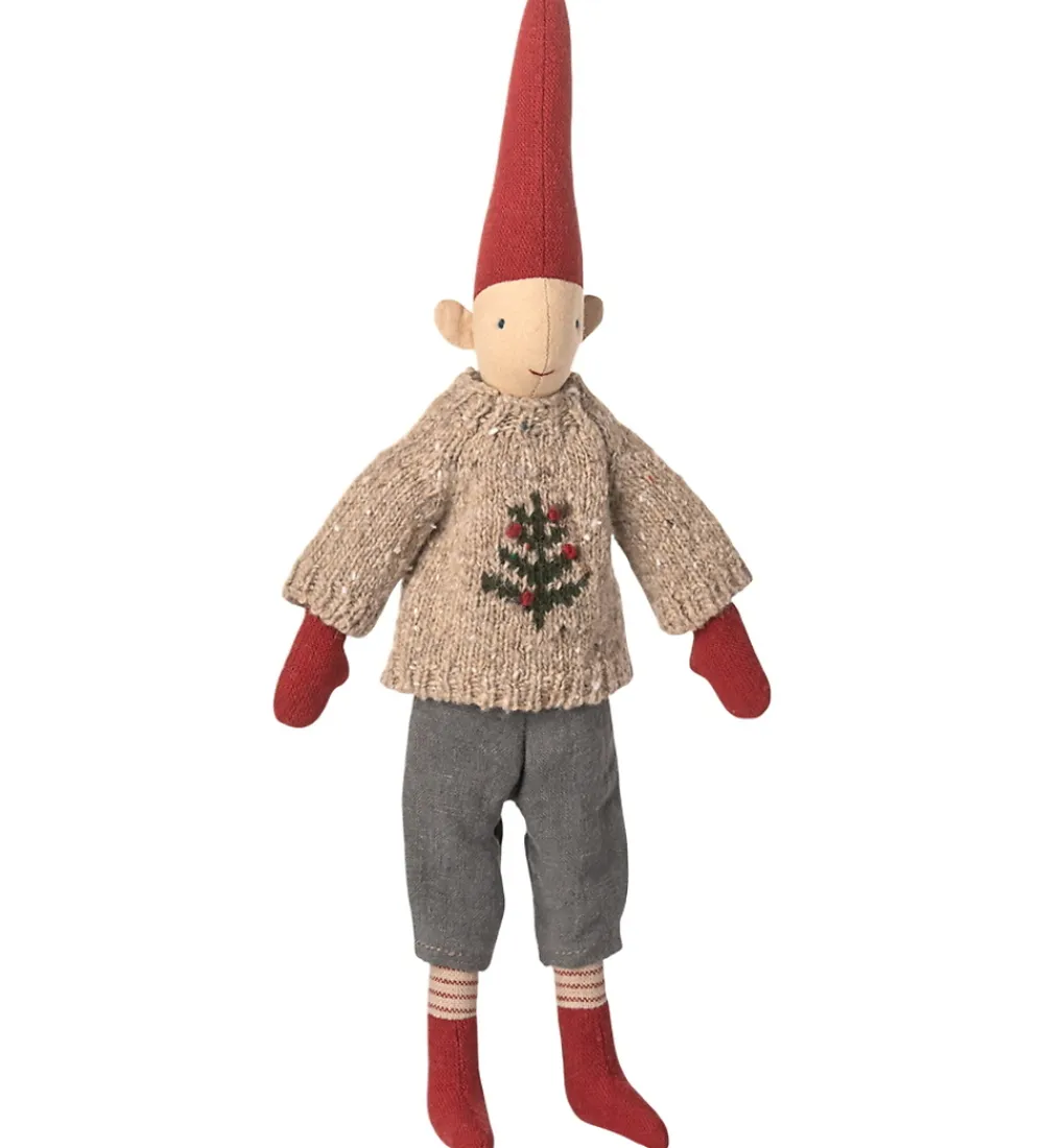 Maileg Julepynt|Dekoration*Nissedreng - Str. 2 - Strikket Bluse - Pixy