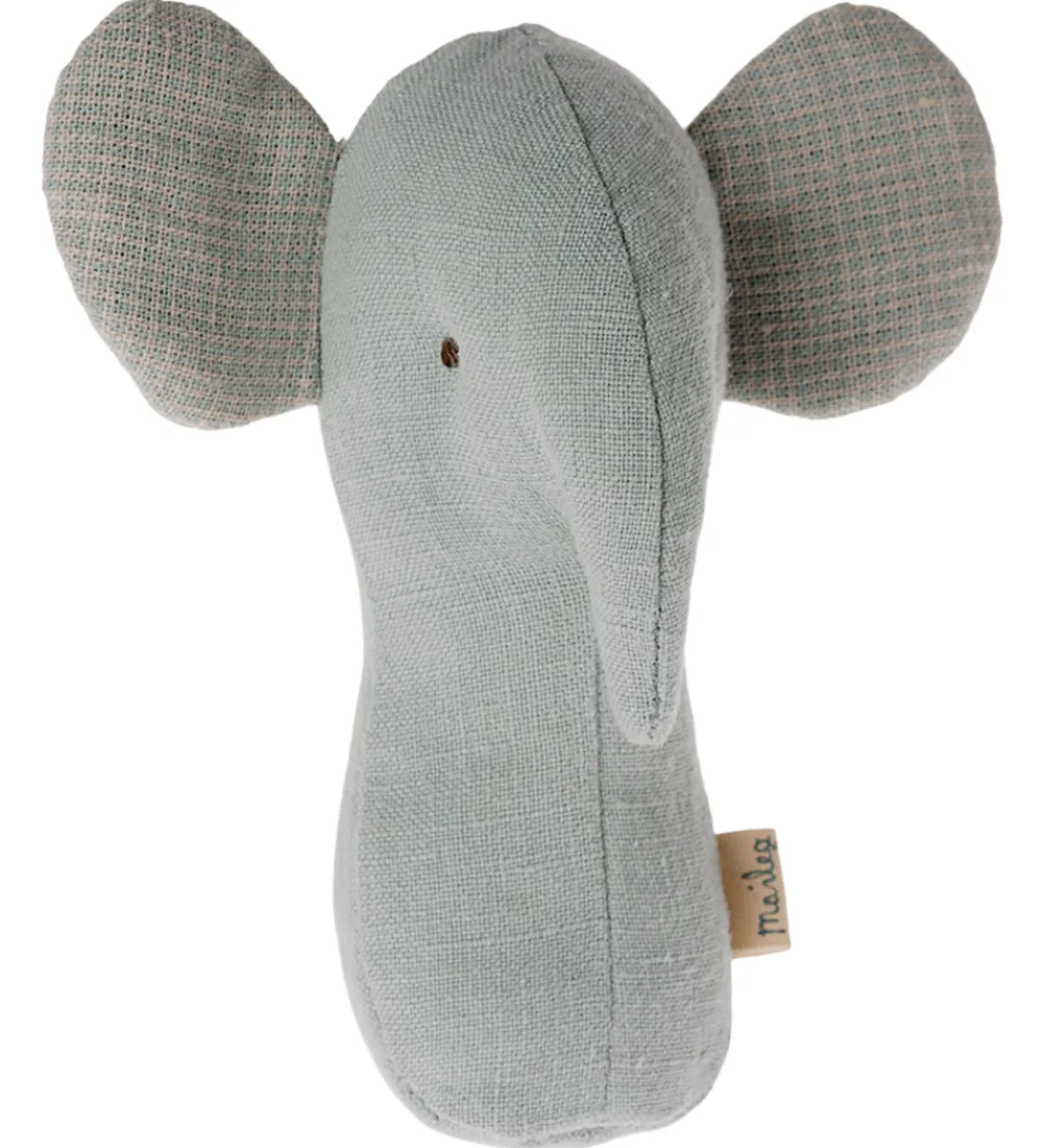Gribelegetøj-Maileg Rangle - Lullaby Friends - Elefant Rangle - Light Dusty B