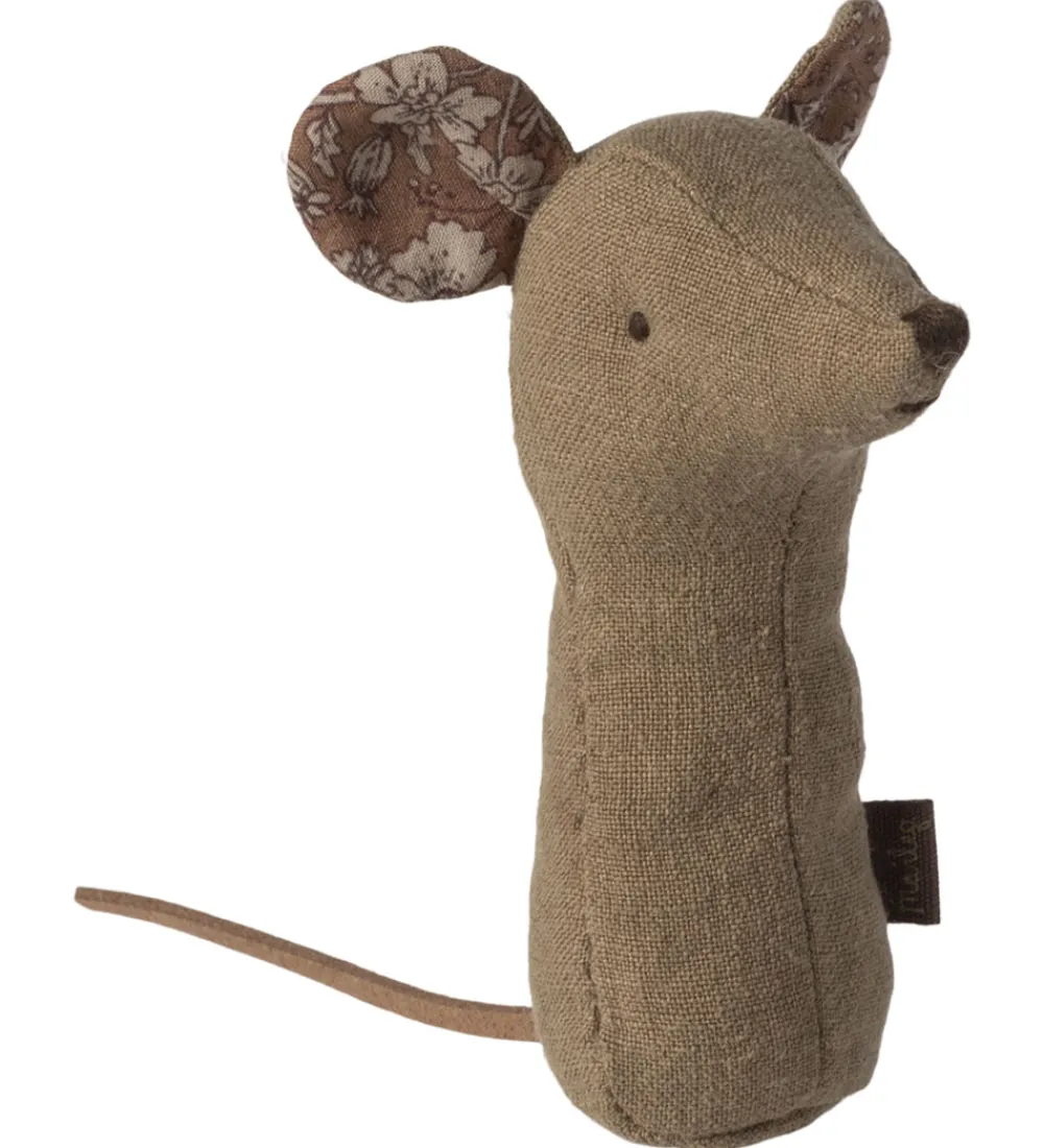 Gribelegetøj-Maileg Rangle - Lullaby Friends - Mus - Light Umber