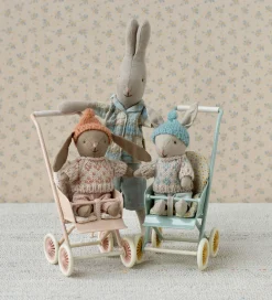 Dukker Og Tilbehør-Maileg Vinter Hare - Micro - Sand/Mint