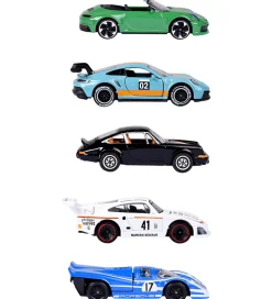 Majorette Biler, Tog Og Køretøjer*Biler - Porsche - 5-pak