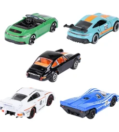 Majorette Biler, Tog Og Køretøjer*Biler - Porsche - 5-pak