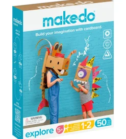 Kreativ Leg|Kreasæt-MakeDo Værktøj til Pap - Explore - 50 Dele