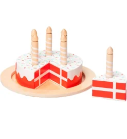 MaMaMeMo Legemad*Legemad - Fødselsdagskage m. Danskflag - Træ