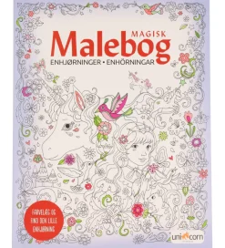 Malebog-Mandalas Malebog - Magisk - Enhjørninger