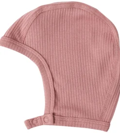 MarMar Babyhjelme*Babyhjelm - Rib - Modal - Rose Parfait