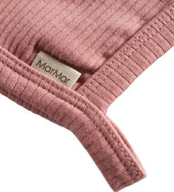 MarMar Babyhjelme*Babyhjelm - Rib - Modal - Rose Parfait